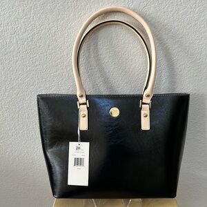 Jessica Moore,Elegant Black Tote Bag